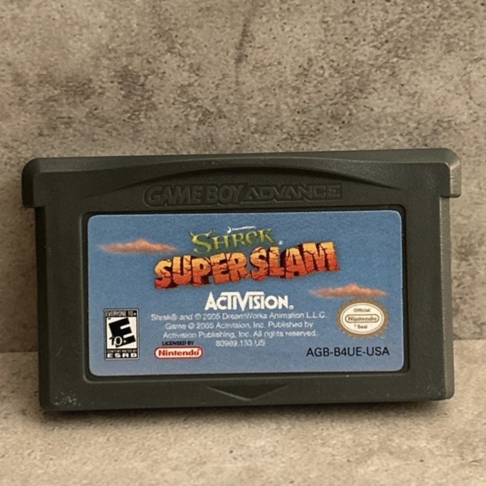 Shrek Super Slam Game boy Advance GBA cartridge only - Authentic Tested